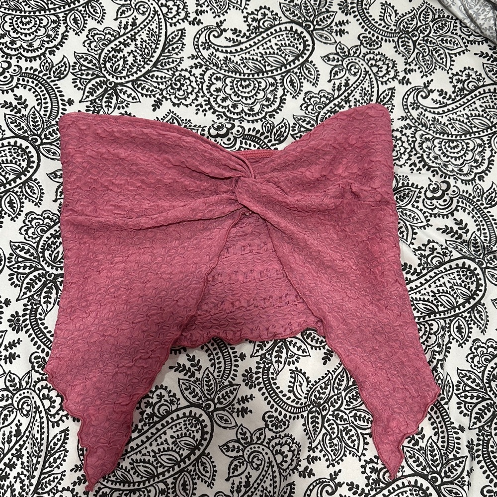 Amazon Pink Crop Top